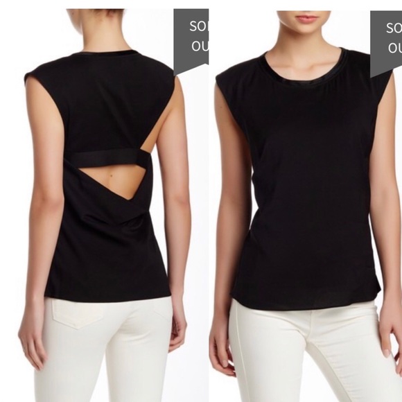 HELMUT LANG back cut out strap sleeveless draped top FINAL PRICE. NO OFFERS - Picture 1 of 6